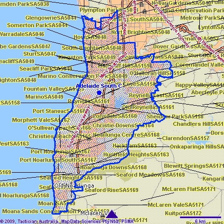 Adelaide South C Map